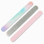 Holographic Pastel Nail File Set - 3 Pack,
