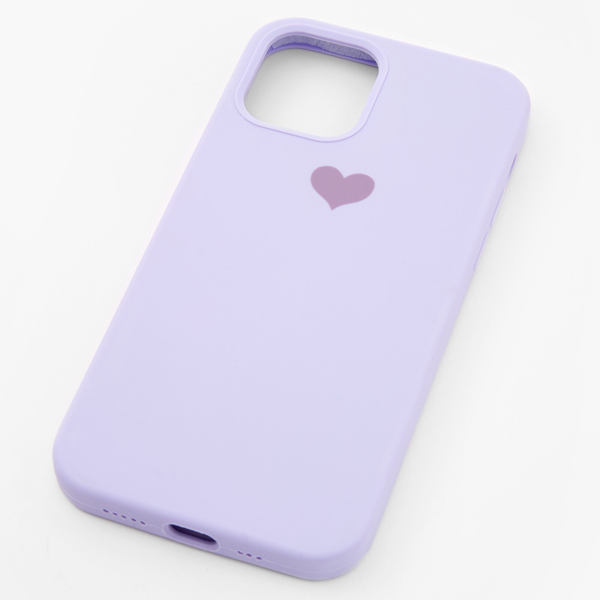 View Claires Lavender Heart Phone Case Fits Iphone 1212 Pro information