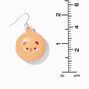 Squish Bear Macaron 1&quot; Drop Earrings,