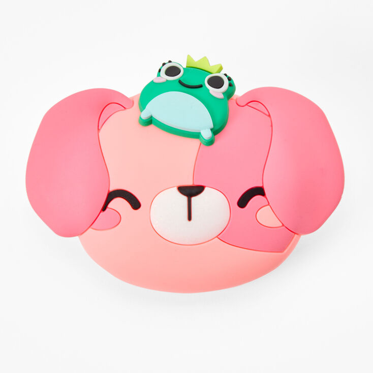 Stacked Puppy Frog Jelly Coin Purse,
