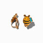 Clous d&#39;oreilles &agrave; clip abeille,