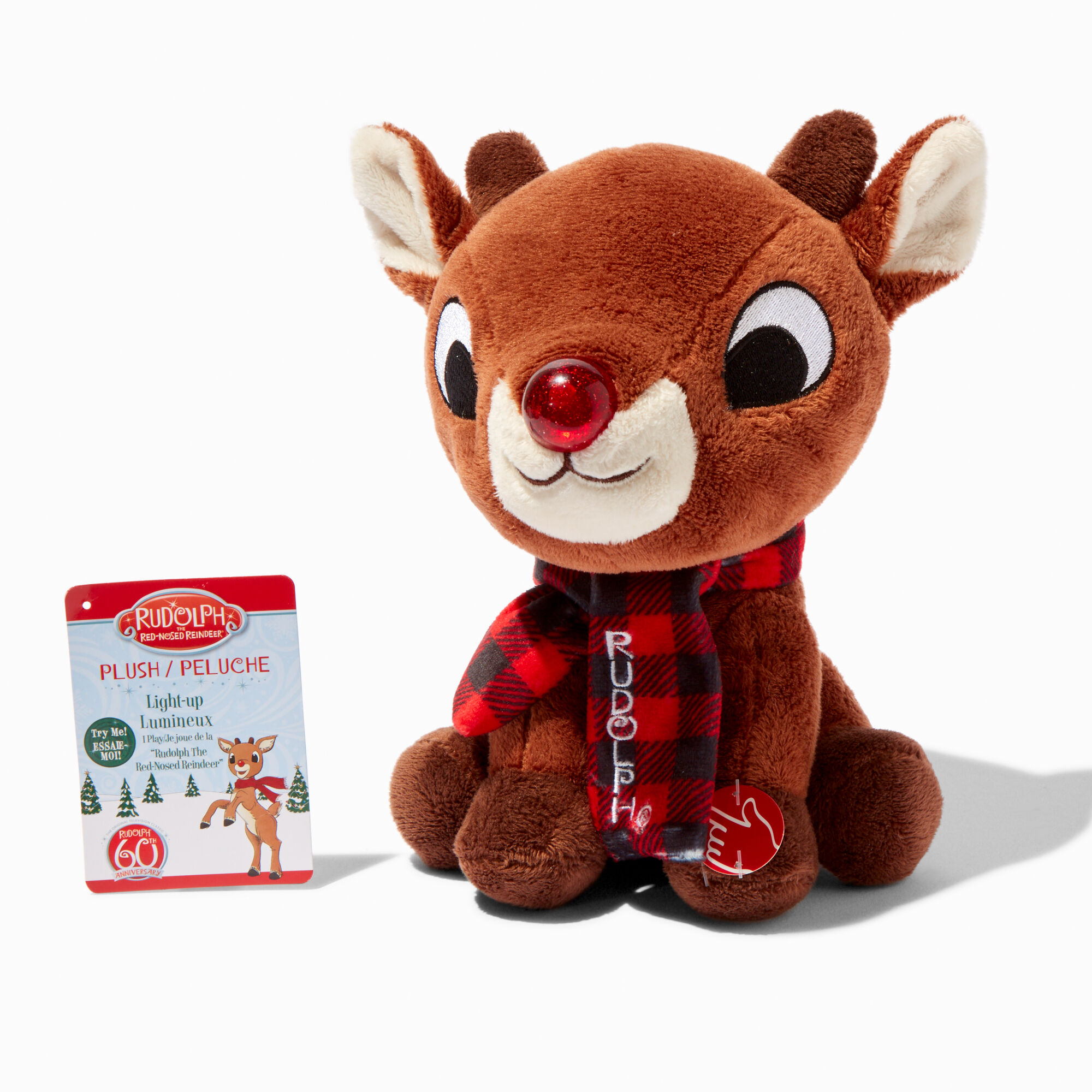 Rudolph the red nosed reindeer plush characters clearance