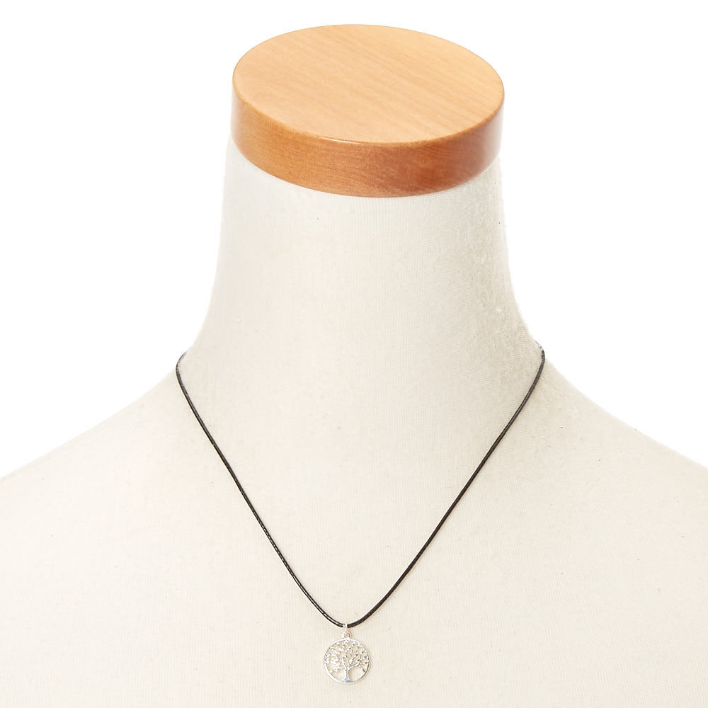 Silver Tree of Life Pendant Necklace,