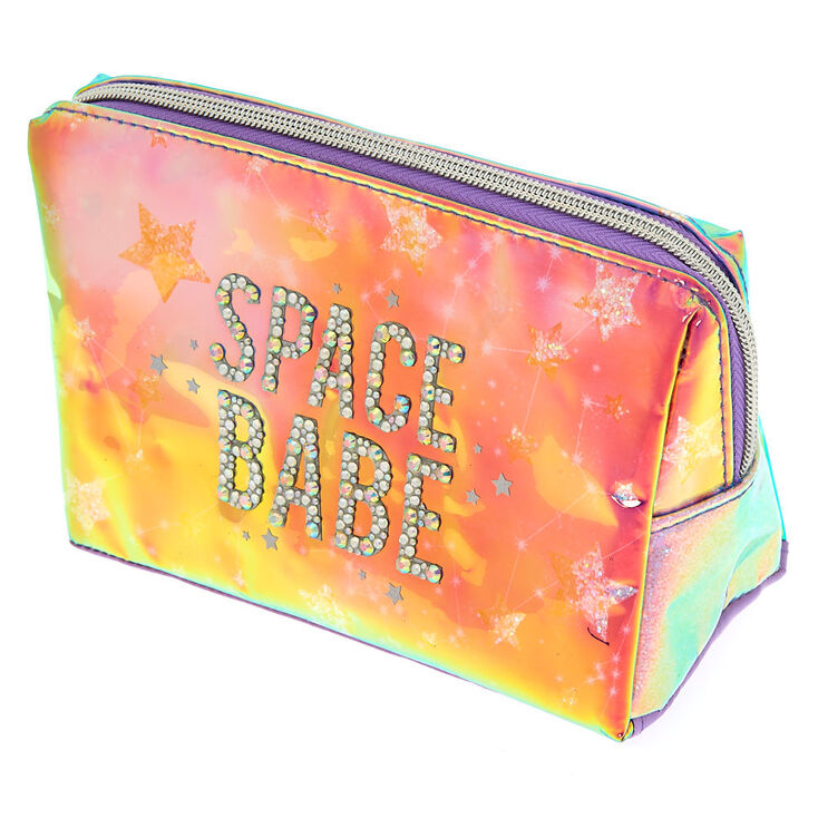 Space Babe Holographic Makeup Bag,