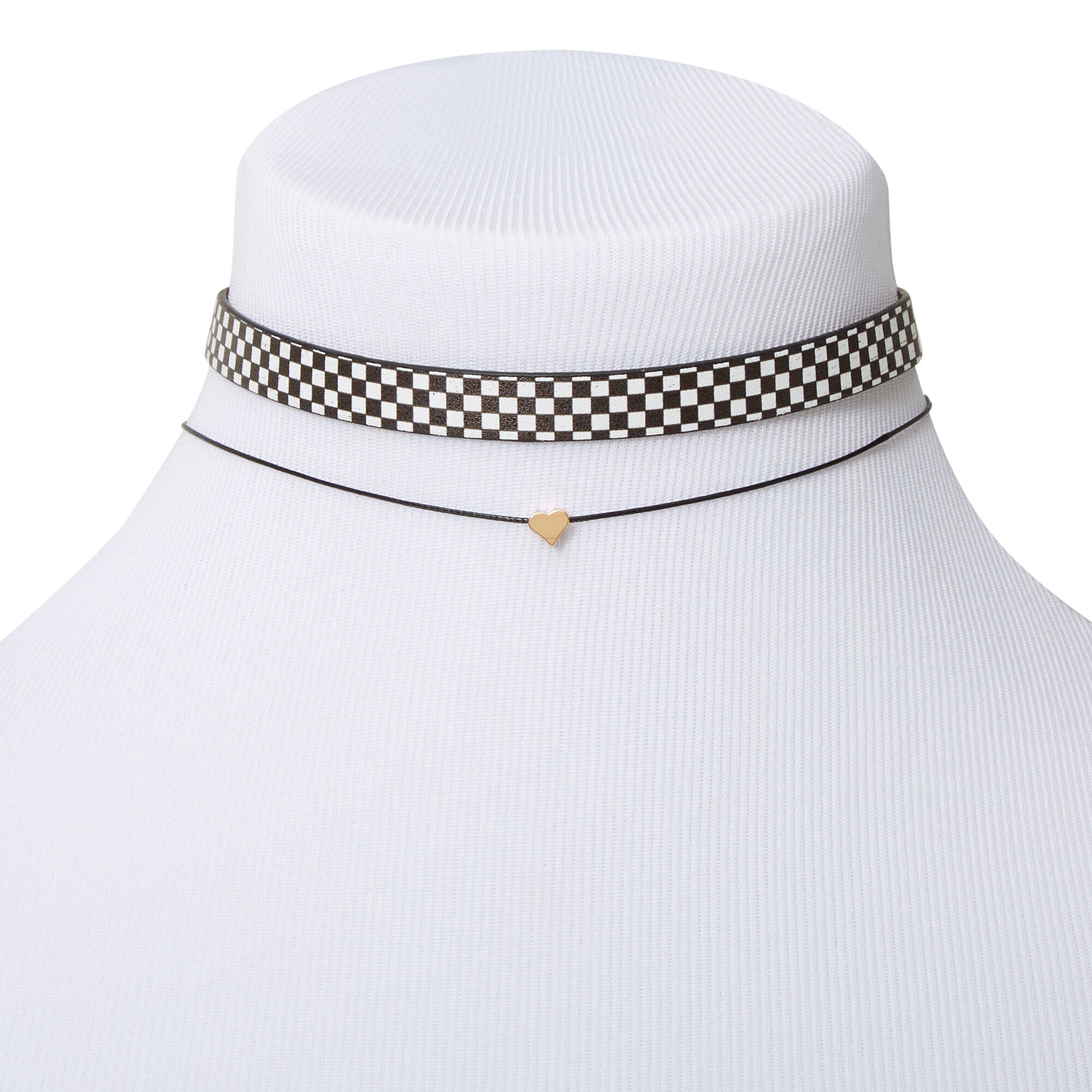 Checkered choker cheap