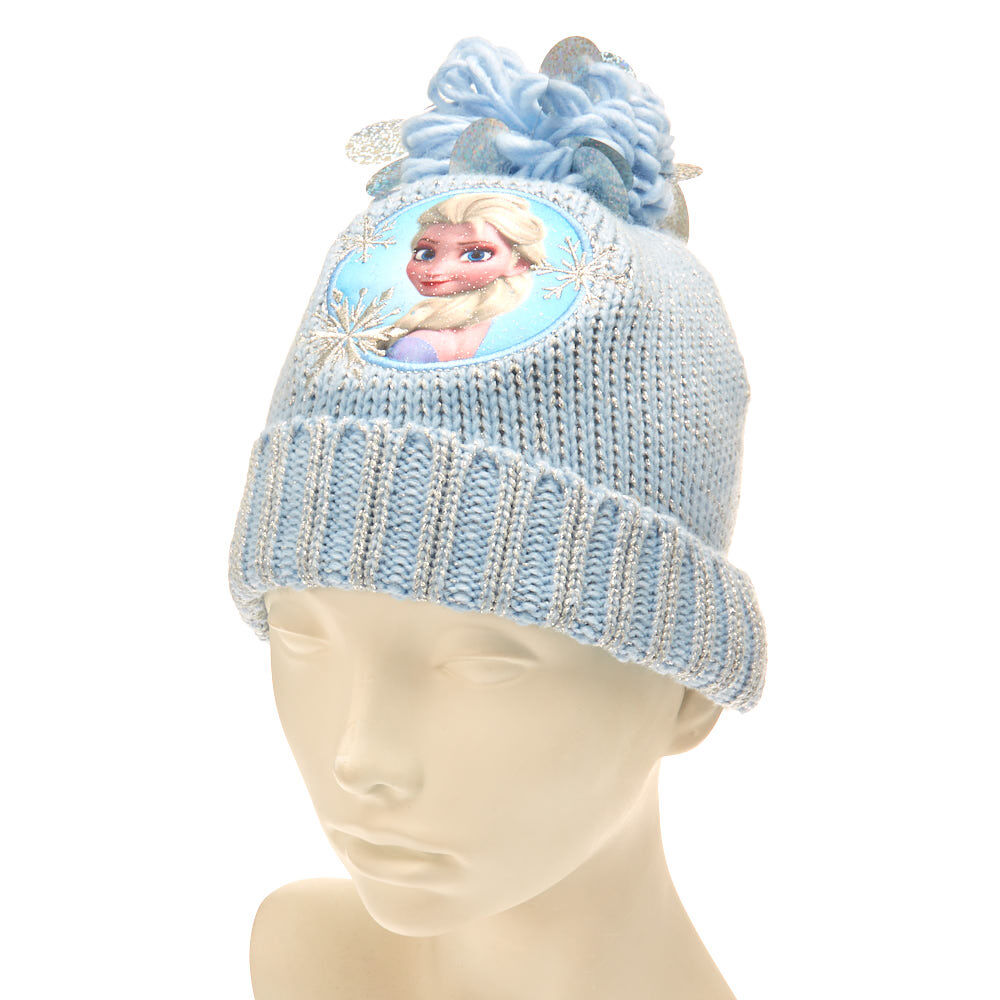 Disney® Frozen Woolly Hat - Pale Blue,