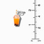 1&quot; Orange Boba Clip-On Drop Earrings,
