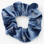 Medium Star Hair Scrunchie - Blue,