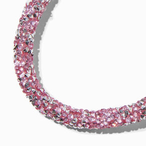 Claire&#39;s Club Pink Glitter Bracelet,