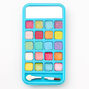 Bling Bubble Tea Fruit Cellphone Makeup Palette - Blue,