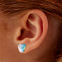 Tie Dye Heart Stud Earrings,