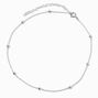 C LUXE by Claire&#39;s Sterling Silver Beaded Anklet,