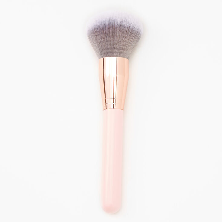 Rose Gold Face Powder Makeup Brush - Pink,