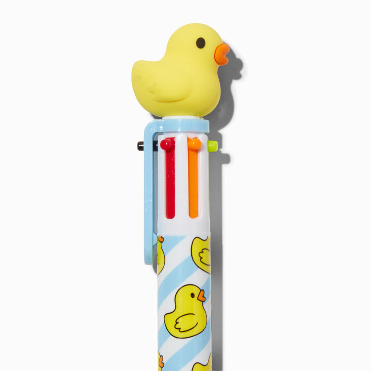 Yellow Duck Multicolored Pen,