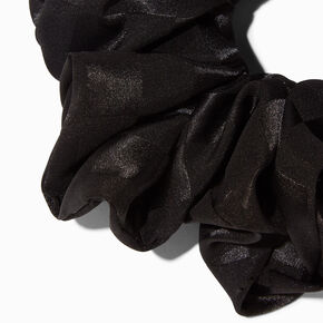 Black Shimmer Giant Hair Scrunchie,