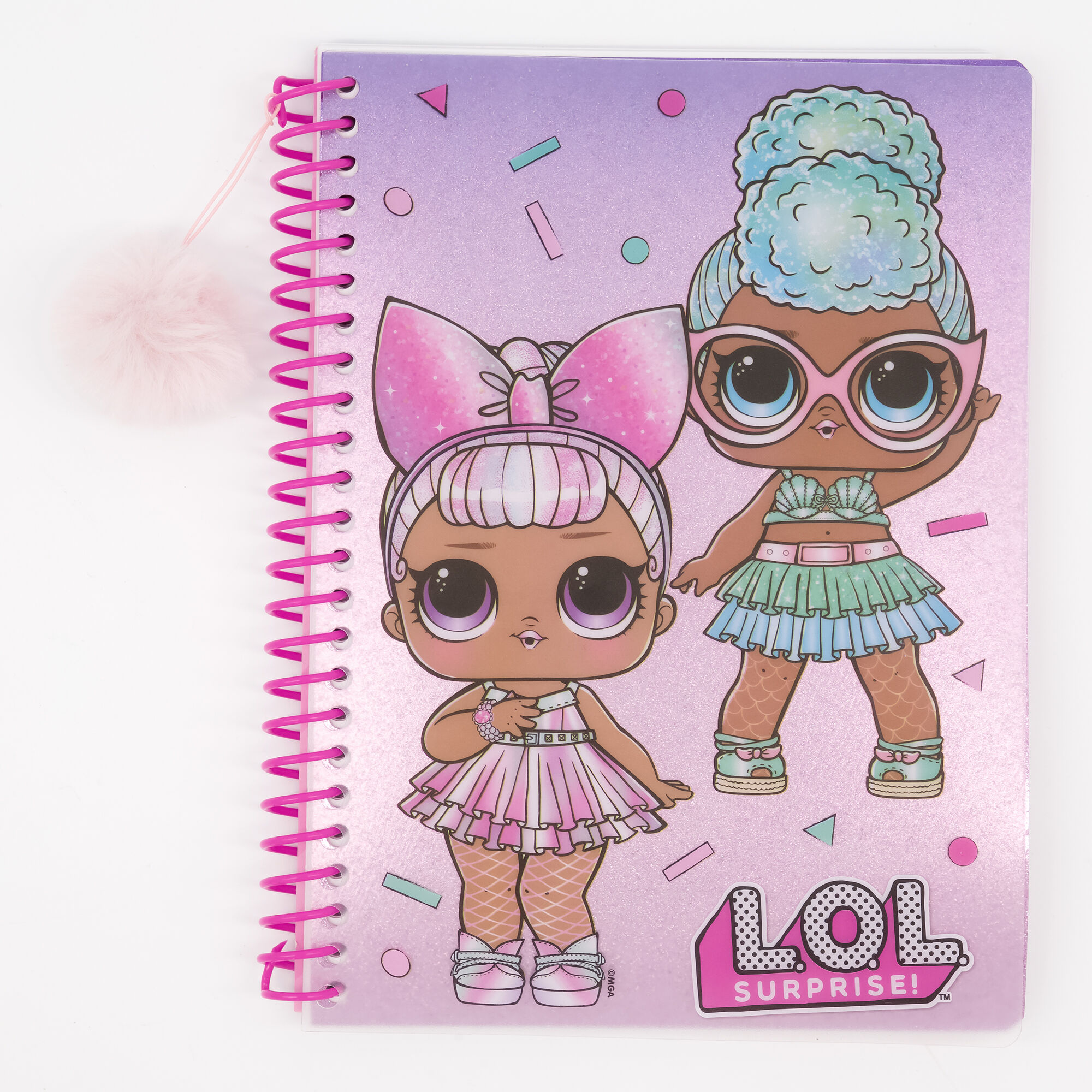 Claire's Carnet à spirales L.O.L Surprise!™ - Rose