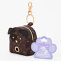 Brown Status Symbols Dog Waste Bag Dispenser Keychain,