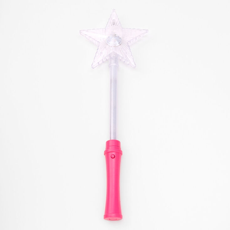 Claire&#39;s Club Light-Up Pink Star Wand,