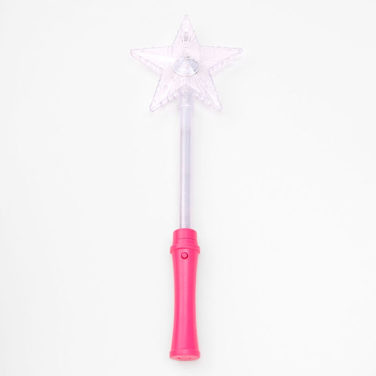 Claire&#39;s Club Light-Up Star Wand - Pink,