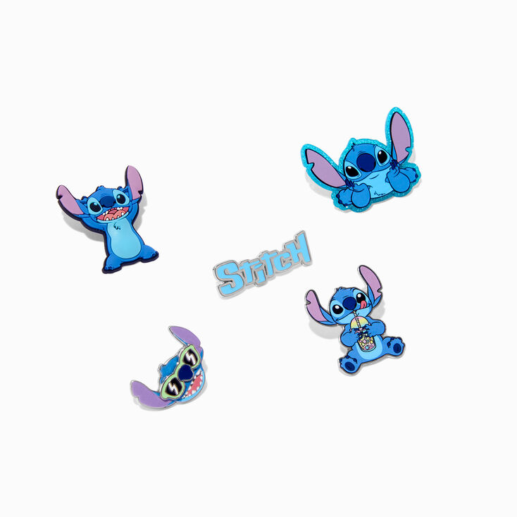 Disney Stitch Claire&#39;s Exclusive Summer Pin Set - 5 Pack,