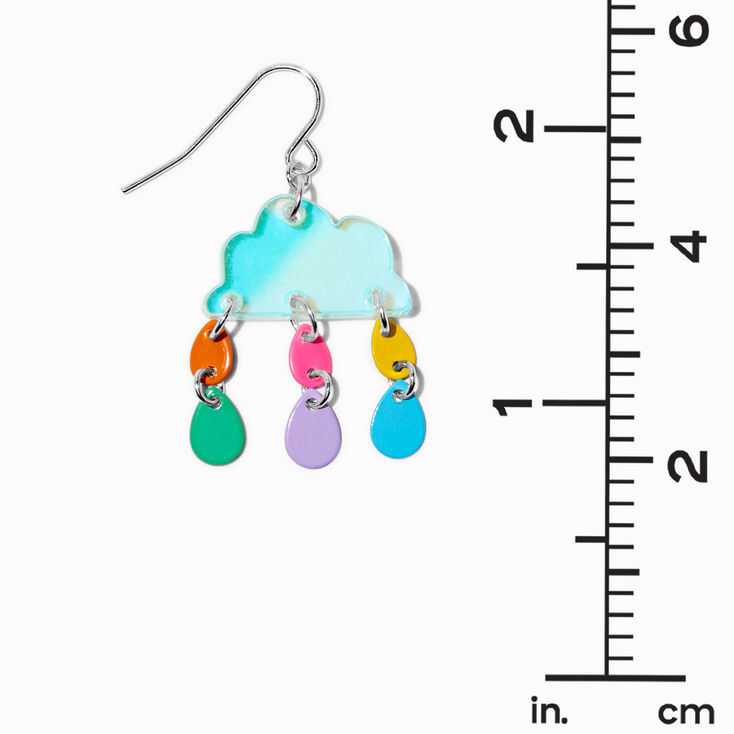 Pendantes 2,5&nbsp;cm nuage arc-en-ciel,