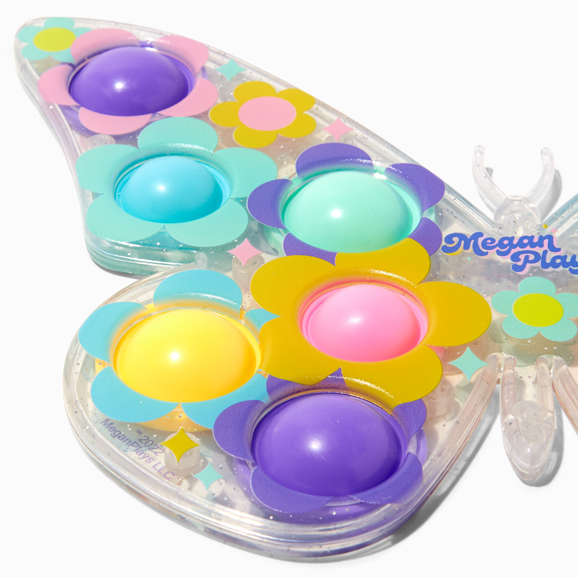 MeganPlays™ Claire's Exclusive Butterfly Dimple Popper Fidget Toy,