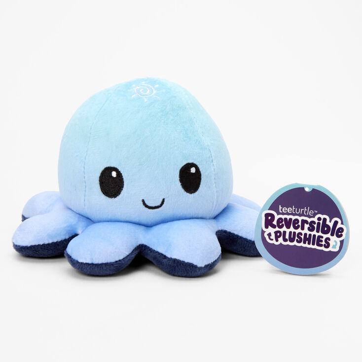 TeeTurtle&trade; Reversible Plushies Day &amp; Night Octopus - Blue,
