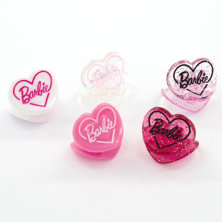 Mini pinces &agrave; cheveux Barbie&trade; - Lot de 10,