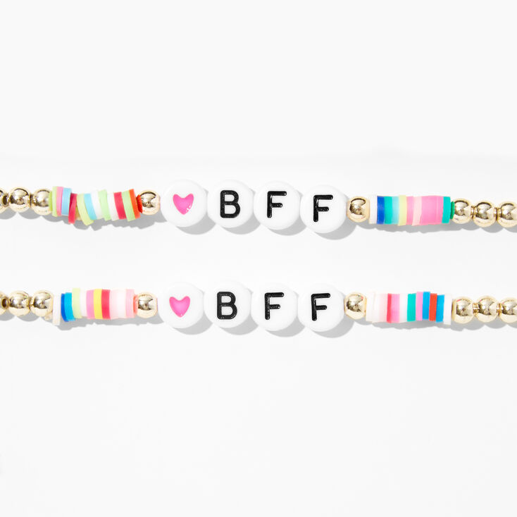 Best Friends Beaded Stretch Bracelets - 2 Pack,