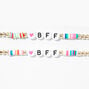 Bracelets &eacute;lastiques perl&eacute;s &laquo;&nbsp;BFF&nbsp;&raquo; Best Friends &#40;lot de 2&#41;,