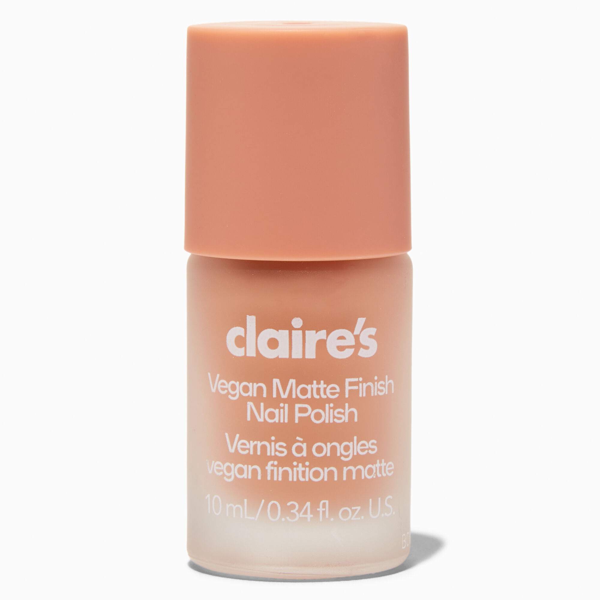 View Claires Matte Effect Vegan Nail Polish Cookie Butter information