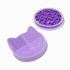 Purple Cat Makeup Brush Cleaner Set,