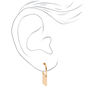 Gold Lock Stud Earrings,