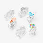Silver Sweet Treats  Clip On Earrings - 3 Pack,