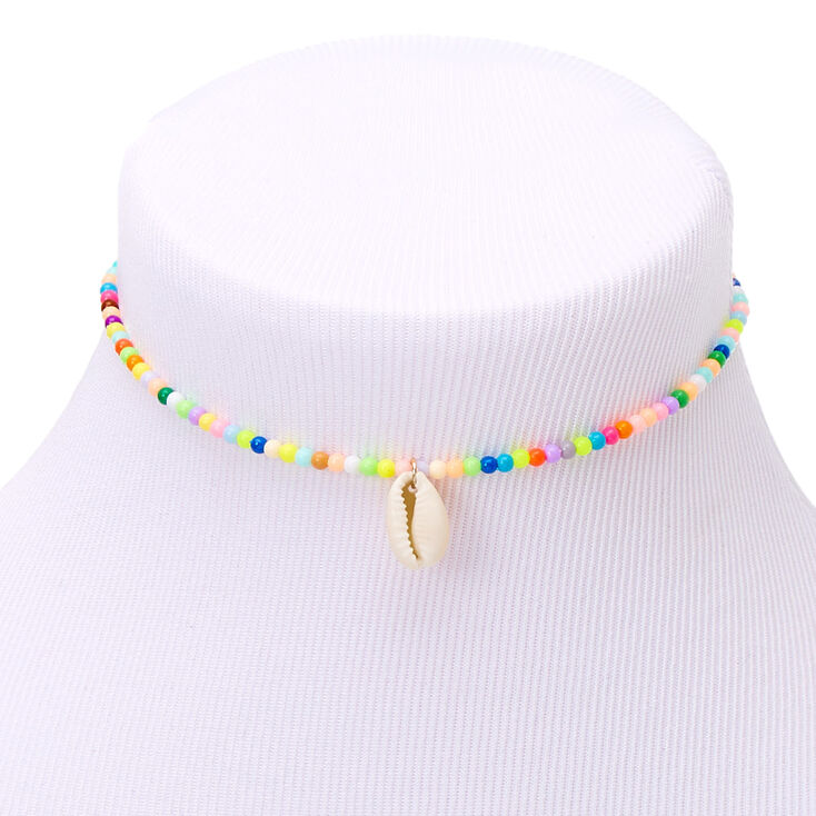 Claire's Parure de bijoux coquillage cauri arc-en-ciel Claire's Club - Lot de 2
