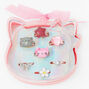 Claire&#39;s Club Silver Cat Box Rings - 7 Pack,