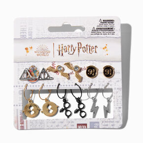 Harry Potter&trade; Mixed Metals Hoop &amp; Stud Earrings - 6 Pack,