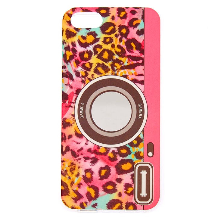 Rainbow Leopard Retro Camera Phone Case - Fits iPhone 5/5S | Claire's