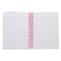 Rainbow Striped Daisy Pencil Case Journal Set,