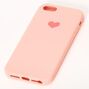 Coque de portable c&oelig;ur rose - Compatible avec iPhone 5/5S,