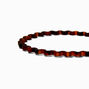 Shiny &amp; Matte Tortoiseshell Zig Zag Headbands - 2 Pack,