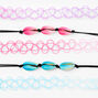 Cowrie Shell Tattoo Choker Neclaces - 5 Pack,