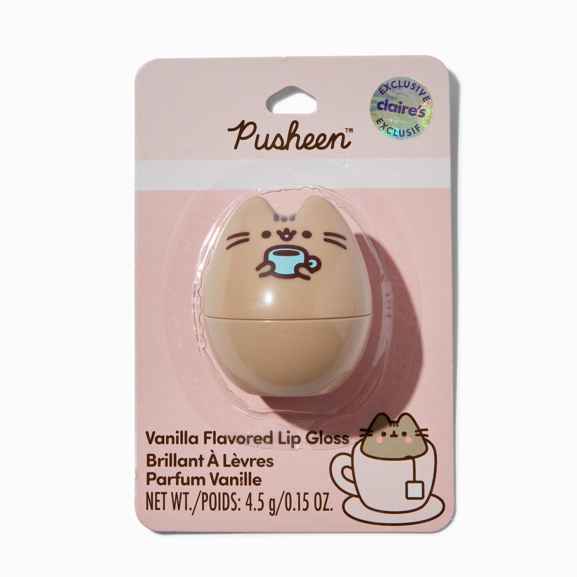 Pusheen® Claire's Exclusive Vanilla Flavored Lip Gloss