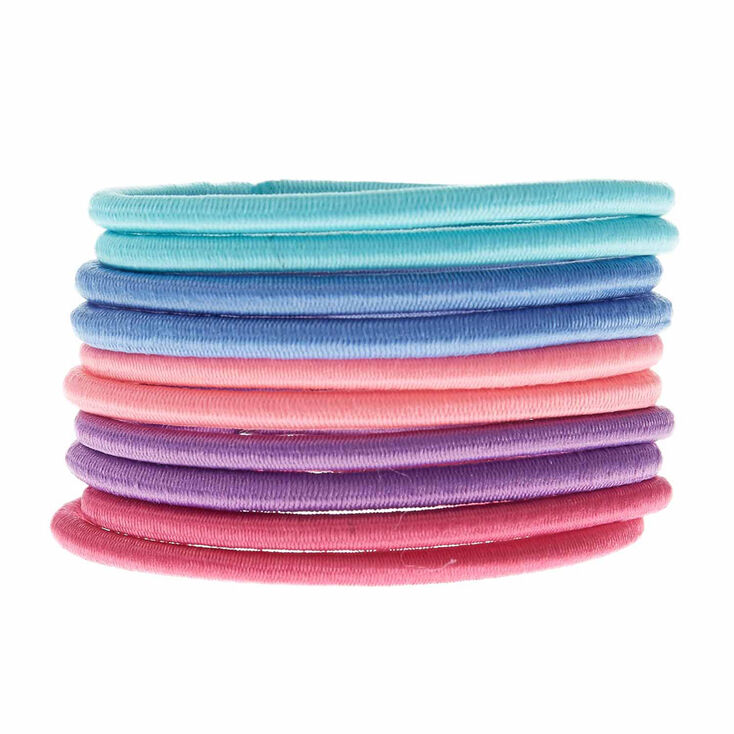 Pretty Pastel Hair Bobbles - 10 Pack,