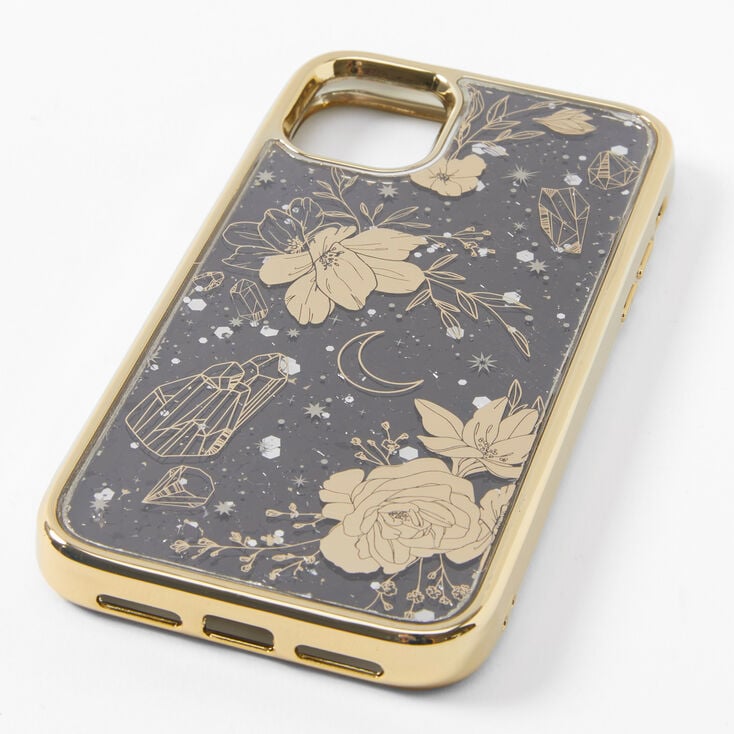 Coque de portable fleurs avec strass - Compatible avec iPhone&reg;&nbsp;11,