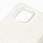 Clear Glitter Protective Phone Case - Fits iPhone&reg; 12/12 Pro,