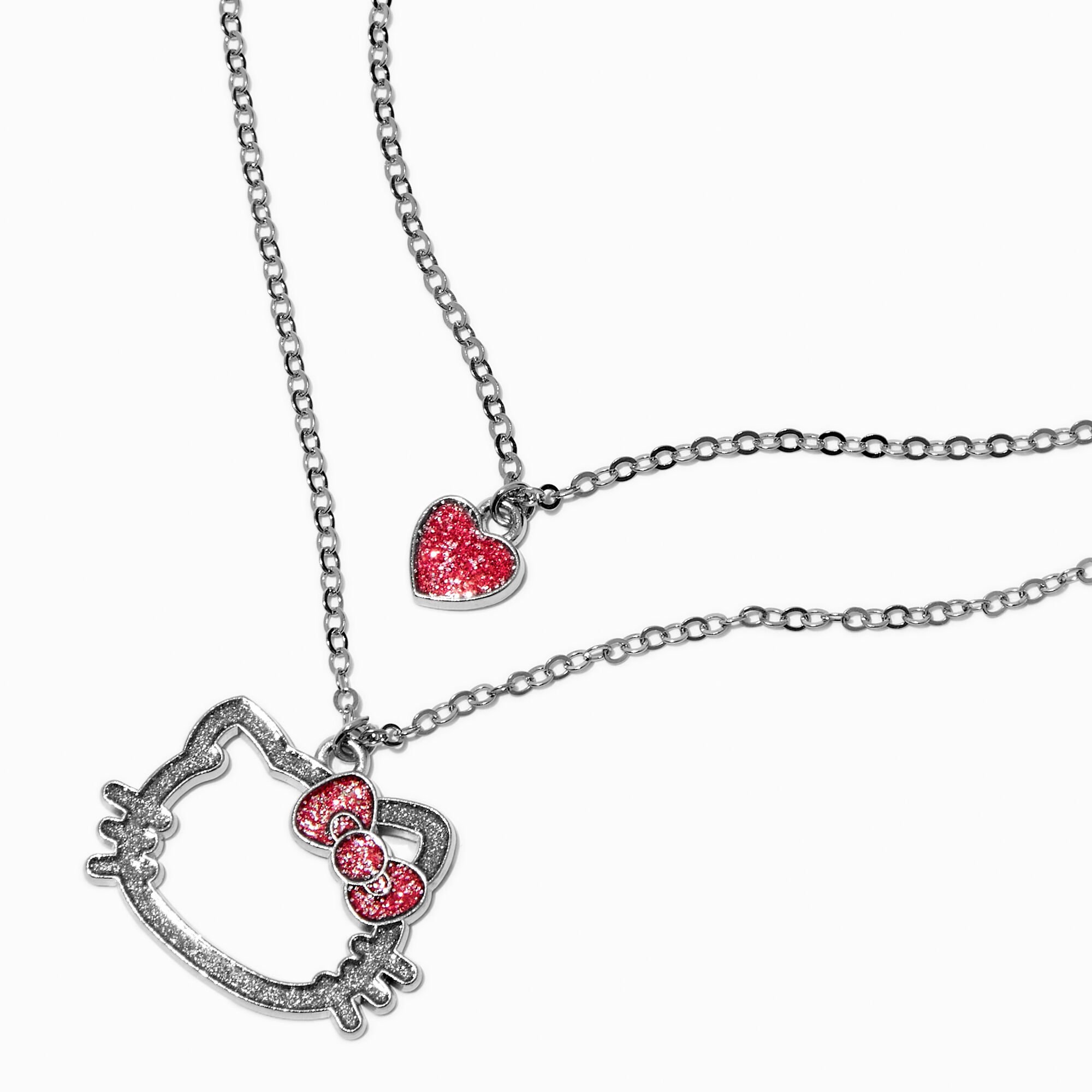 Hello Kitty® 50th Anniversary Claire's Exclusive Necklace Set - 2 Pack,