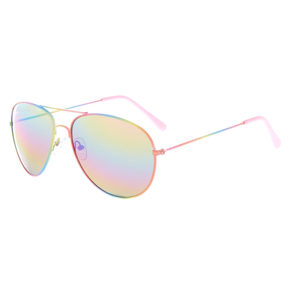 Rainbow aviator sunglasses best sale