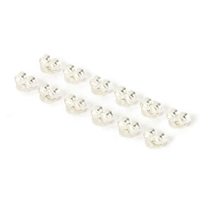 Attaches de boucles d&#39;oreilles de rechange en argent - Lot de 12,