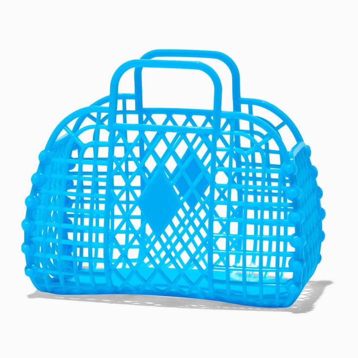Blue Mesh 4'' Tote Bag Stationery Set